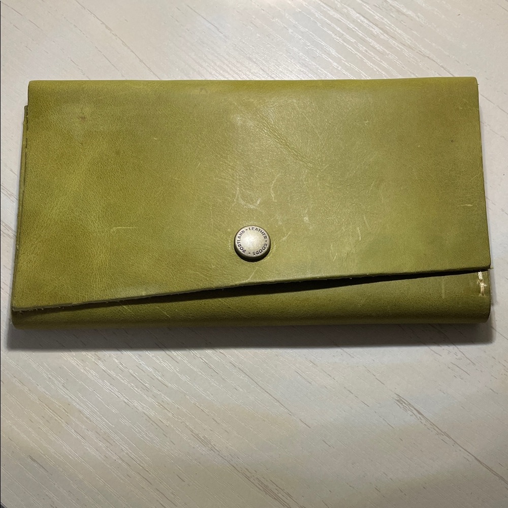 Portland Leather green Rancher’s Wallet